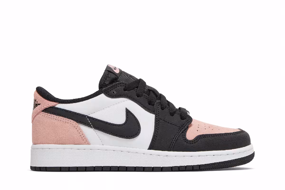 Air Jordan 1 Low OG GS Bleached Coral, view 2