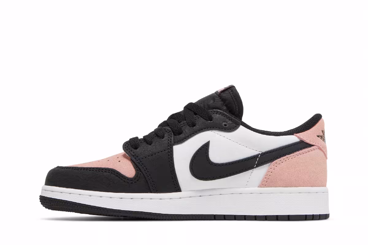 Air Jordan 1 Low OG GS Bleached Coral, view 4