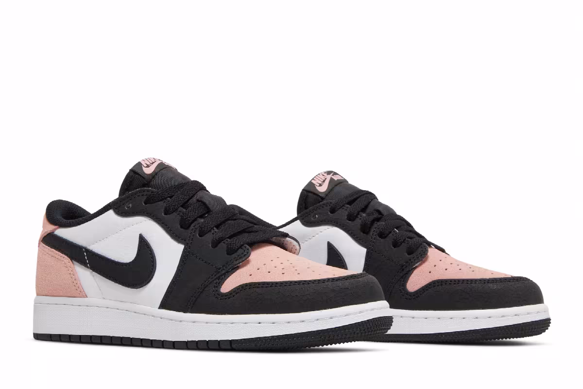 Air Jordan 1 Low OG GS Bleached Coral, view 9
