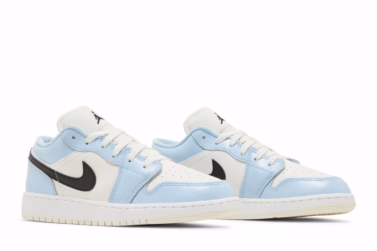 Air Jordan 1 Low GS Ice Blue, view 9