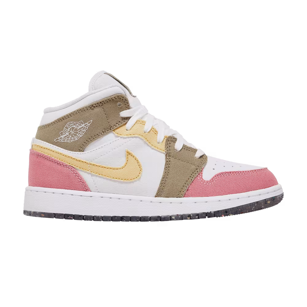 Air Jordan 1 Mid SE GS Pastel Grind