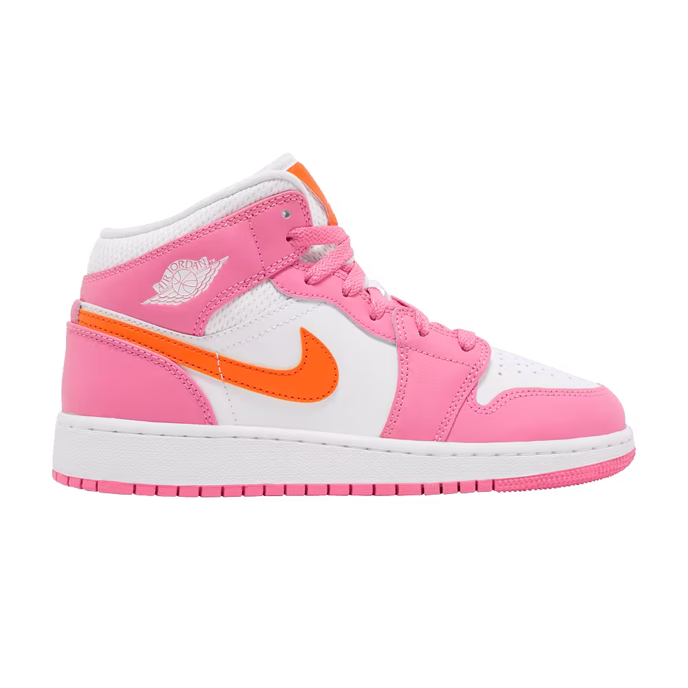 Air Jordan 1 Mid GS Pinksicle Orange