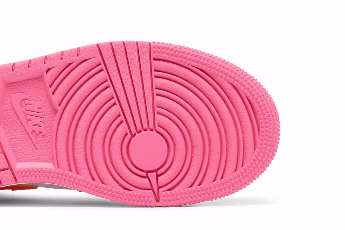 Air Jordan 1 Mid GS Pinksicle Orange, view 6