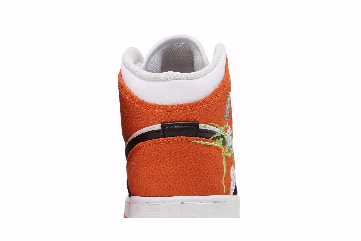 Air Jordan 1 Mid GS Floral, view 8