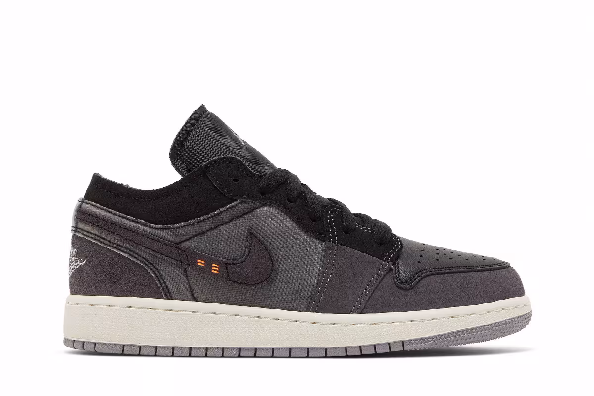 Air Jordan 1 Low SE Craft GS Inside Out - Black, view 2