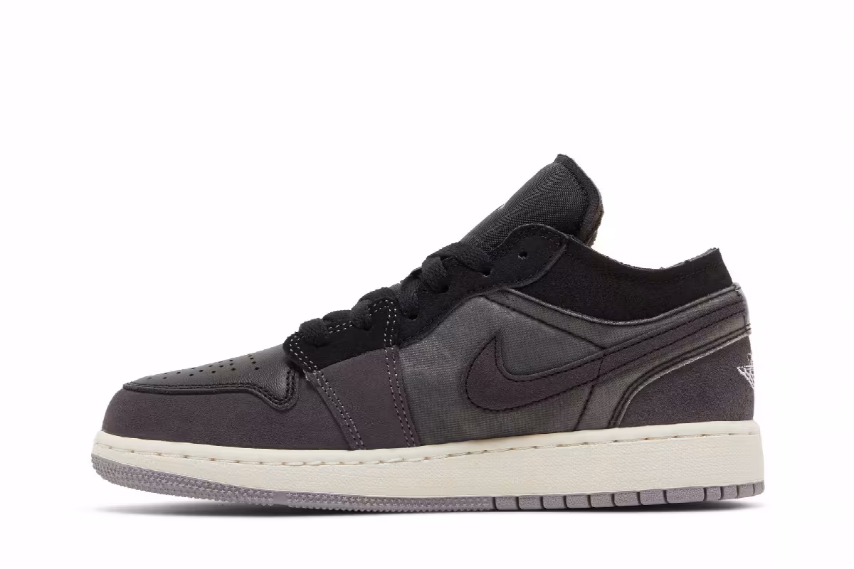 Air Jordan 1 Low SE Craft GS Inside Out - Black, view 4