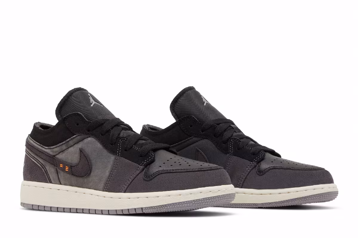 Air Jordan 1 Low SE Craft GS Inside Out - Black, view 9