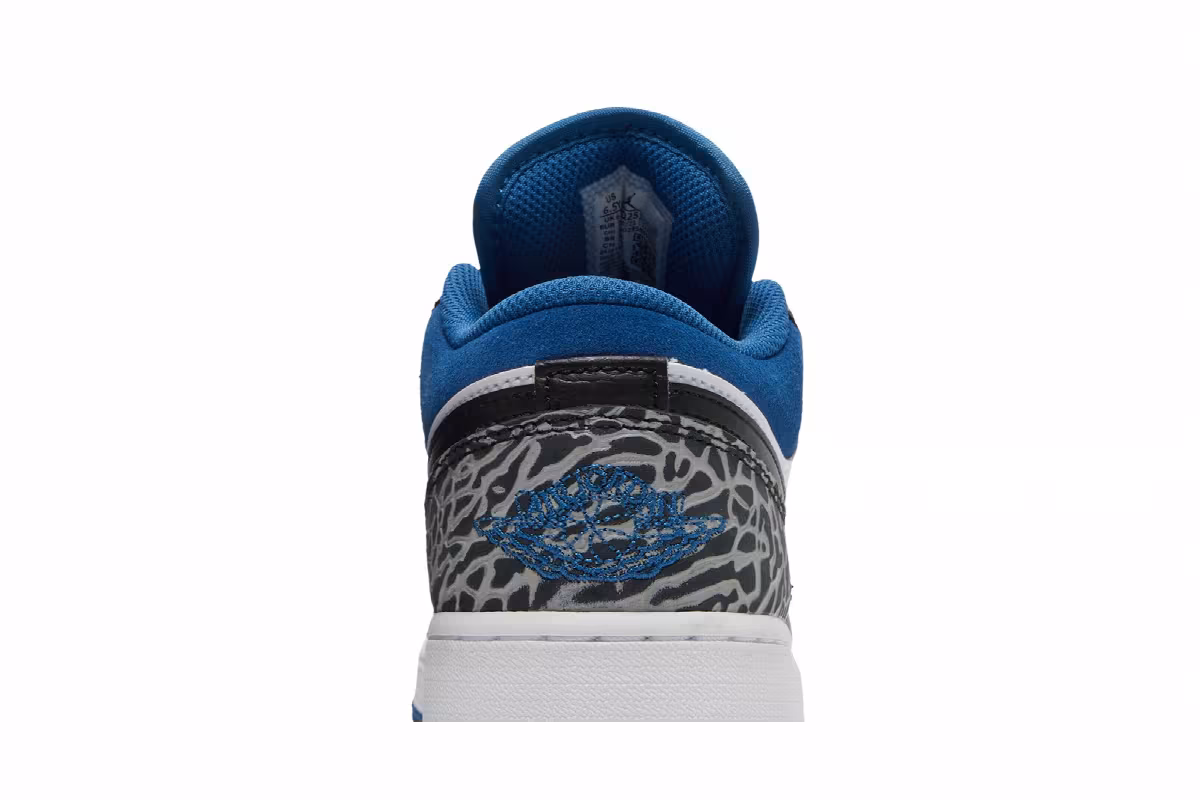 Air Jordan 1 Low SE GS True Blue, view 8