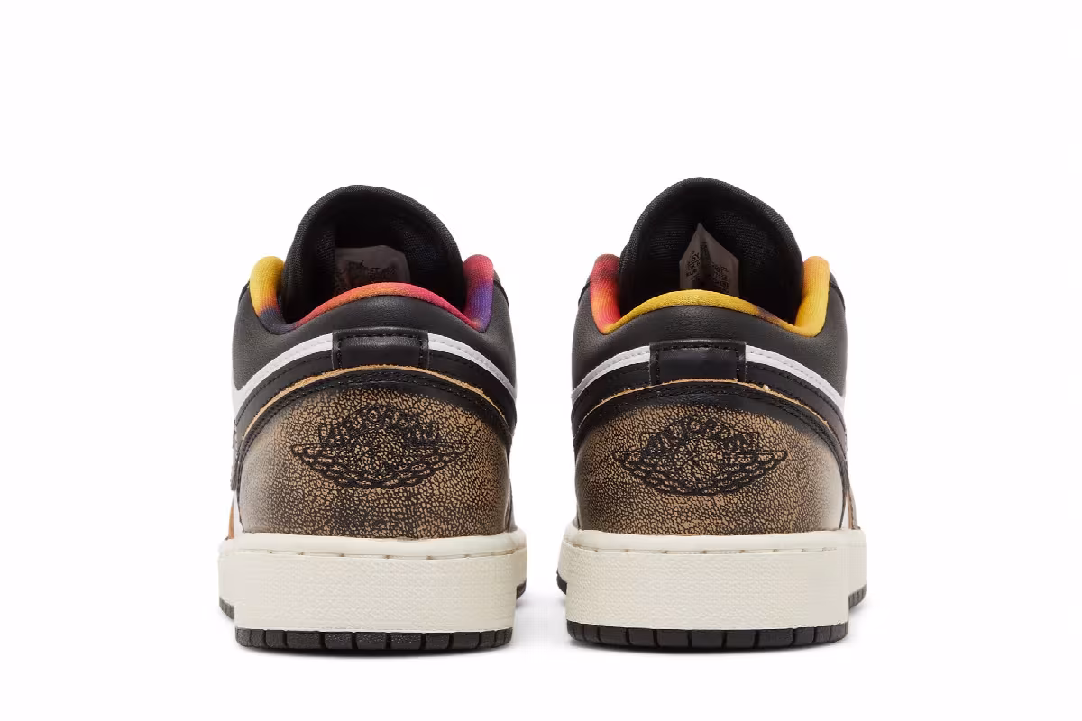 Air Jordan 1 Low SE GS Wear-Away - Tan, view 7