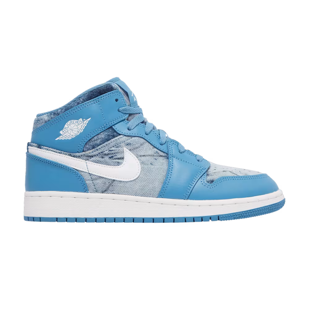 Air Jordan 1 Mid GS Washed Denim