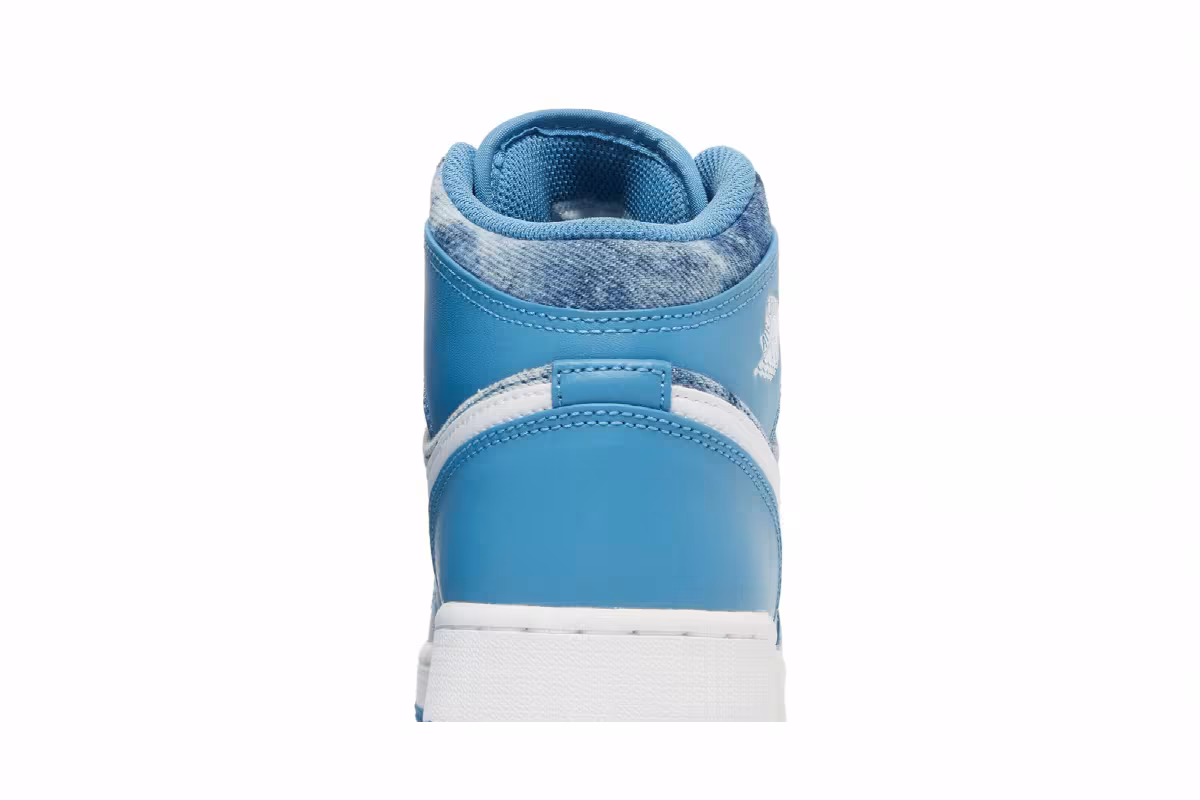 Air Jordan 1 Mid GS Washed Denim, view 8