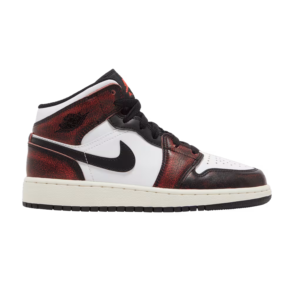 Air Jordan 1 Mid SE GS Wear-Away