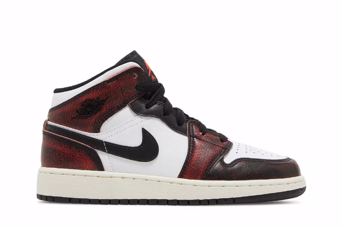 Air Jordan 1 Mid SE GS Wear-Away, view 2