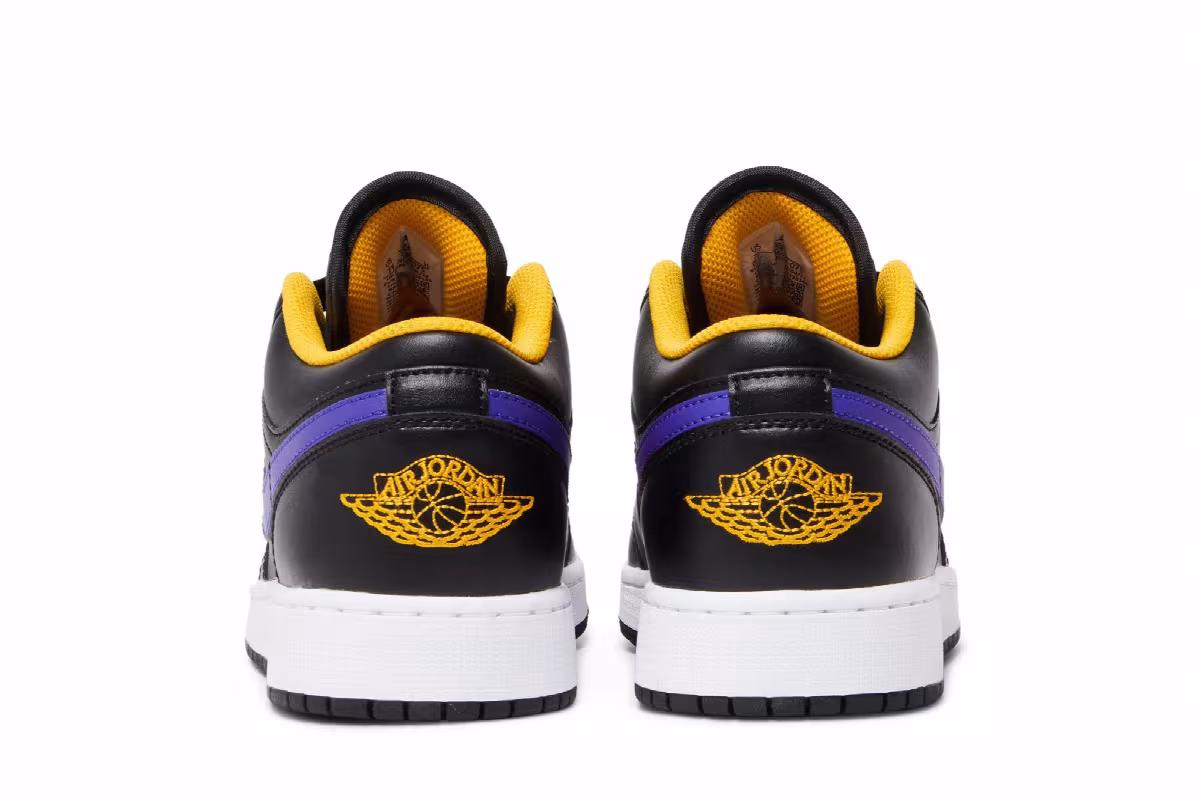 Air Jordan 1 Low GS Lakers, view 7