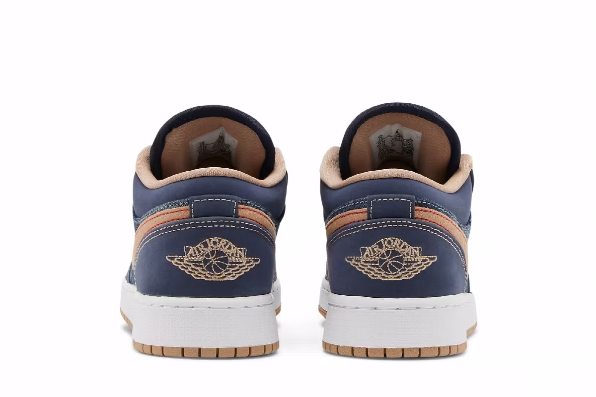 Air Jordan 1 Low SE GS Denim, view 7