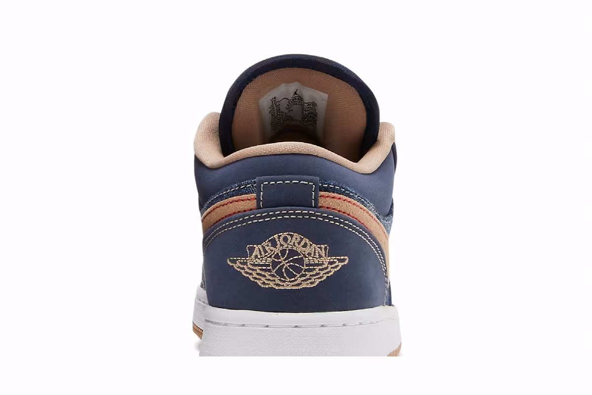 Air Jordan 1 Low SE GS Denim, view 8