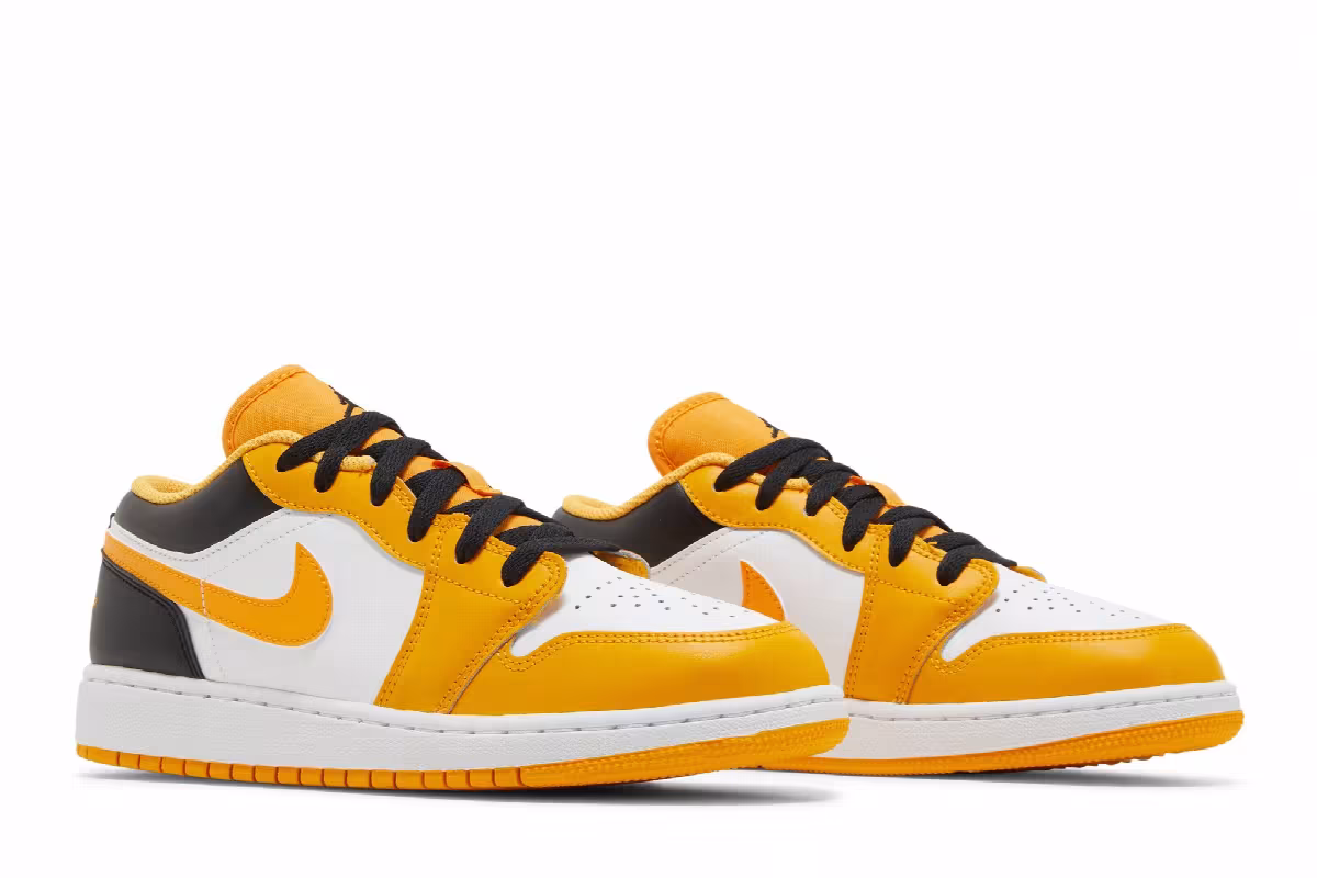 Air Jordan 1 Low GS Taxi White, view 9