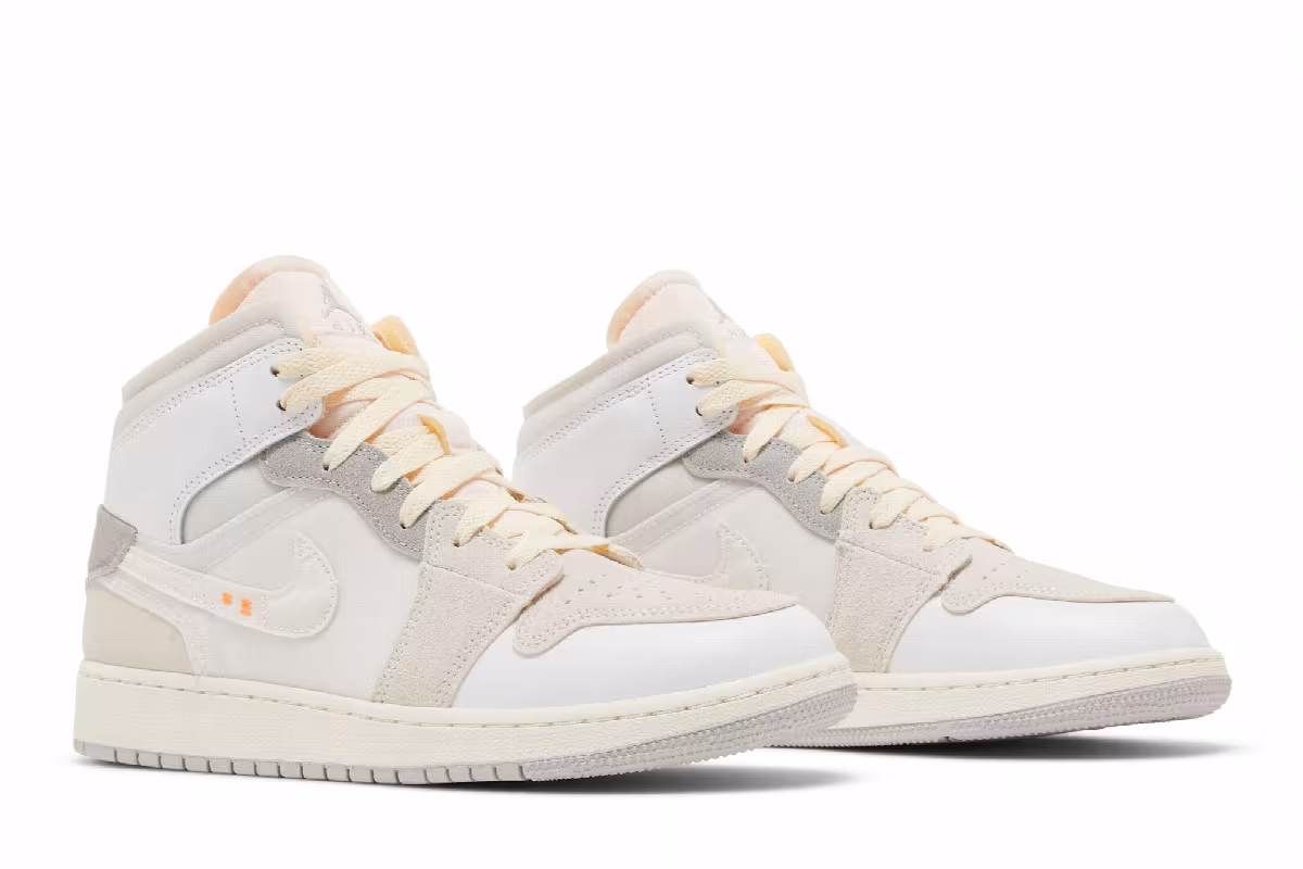 Air Jordan 1 Mid SE Craft GS Inside Out, view 9