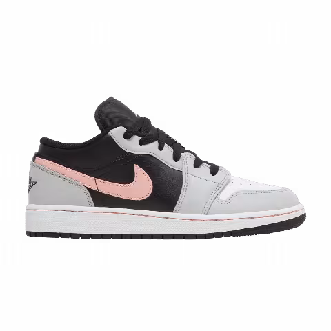 Air Jordan 1 Low GS 'Grey Fog Bleached Coral'