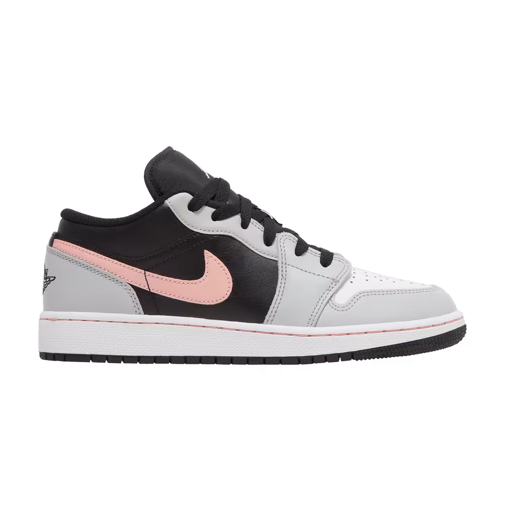 Air Jordan 1 Low GS Grey Fog Bleached Coral