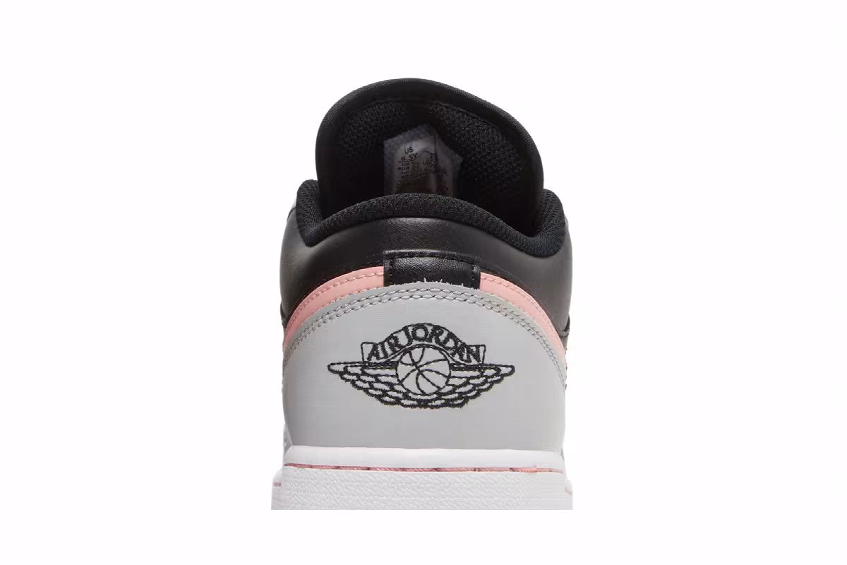 Air Jordan 1 Low GS Grey Fog Bleached Coral, view 8