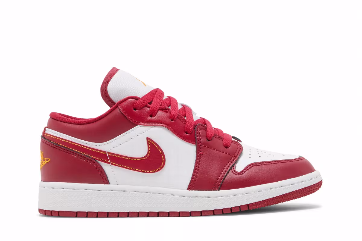 Air Jordan 1 Low GS Cardinal Red, view 2