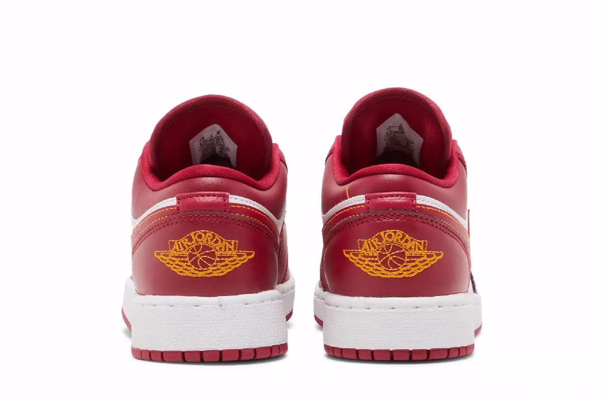 Air Jordan 1 Low GS Cardinal Red, view 7