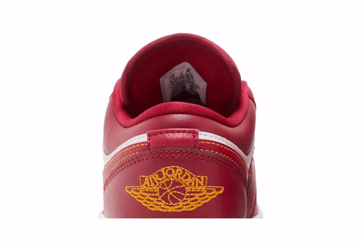 Air Jordan 1 Low GS Cardinal Red, view 8