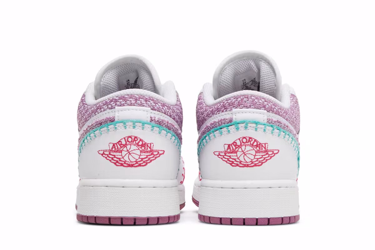 Air Jordan 1 Low SE GS Knit, view 7