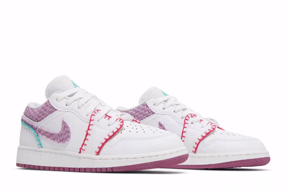 Air Jordan 1 Low SE GS Knit, view 9