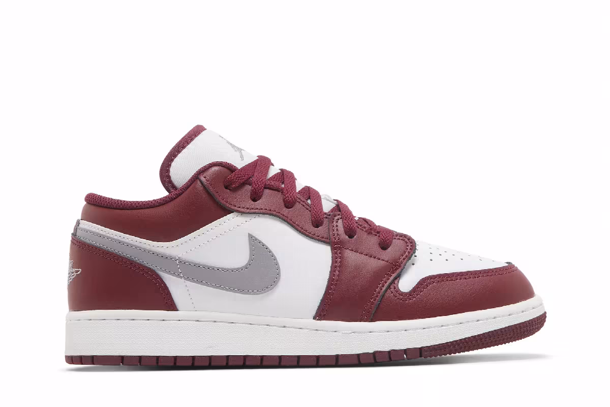 Air Jordan 1 Low GS Cherrywood Red, view 2