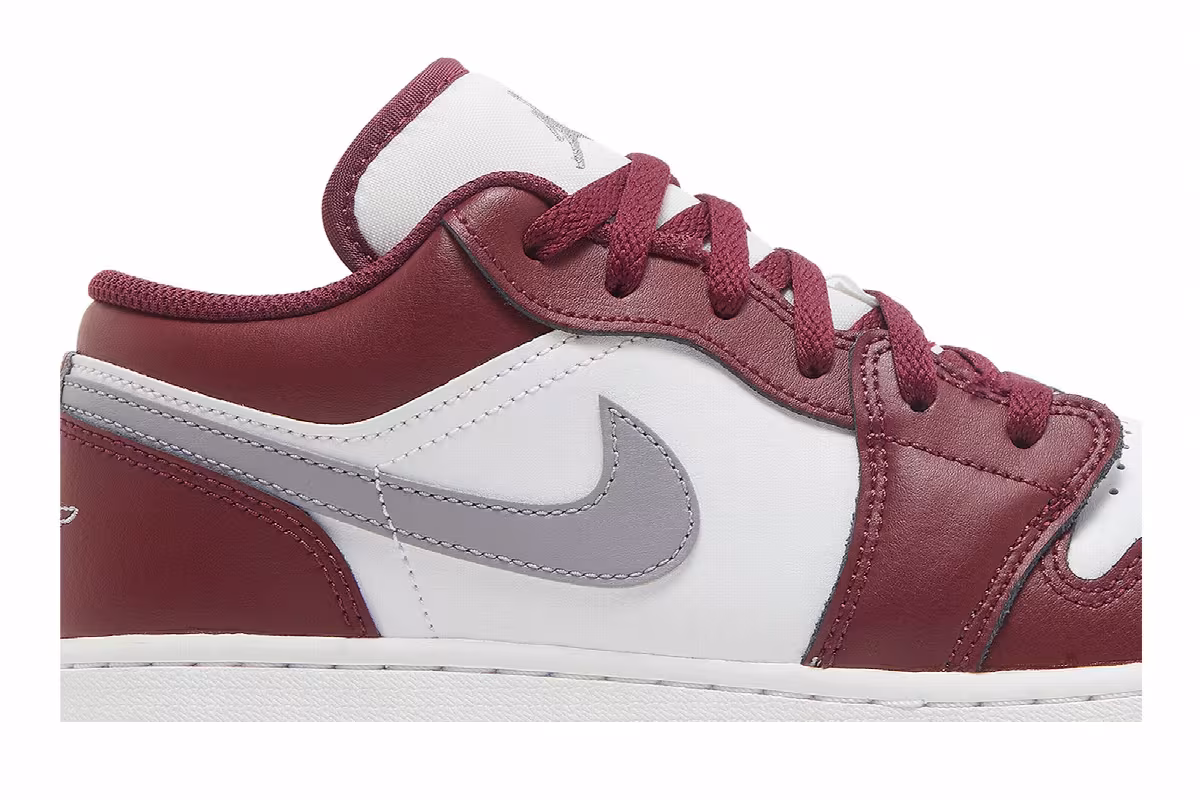 Air Jordan 1 Low GS Cherrywood Red, view 3