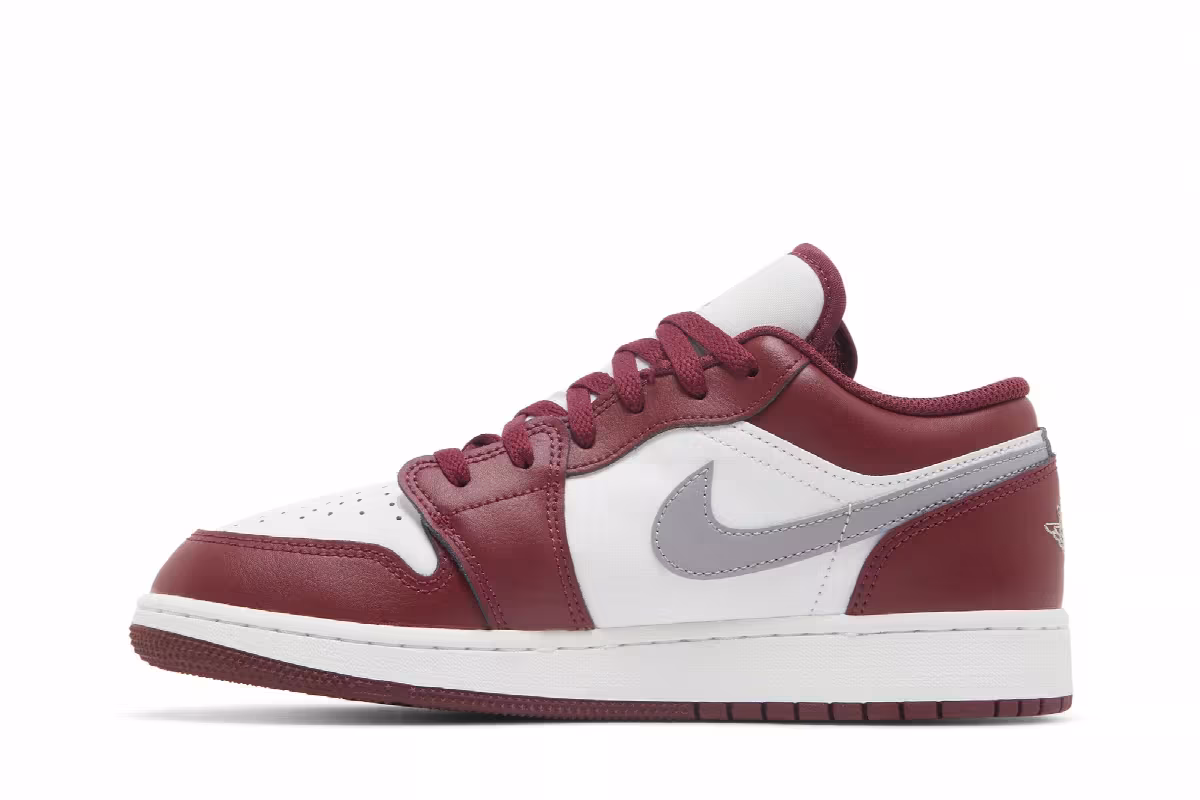 Air Jordan 1 Low GS Cherrywood Red, view 4