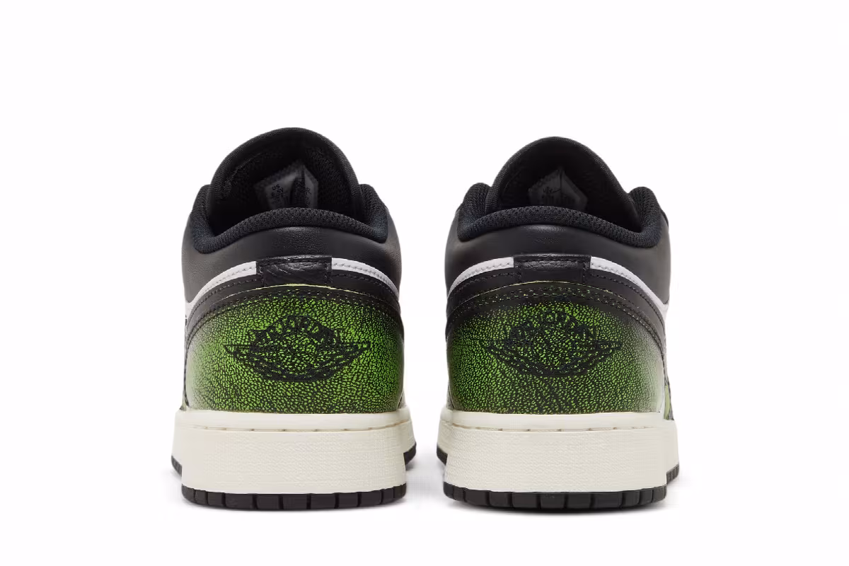 Air Jordan 1 Low SE GS Wear-Away - Electric Green, view 7