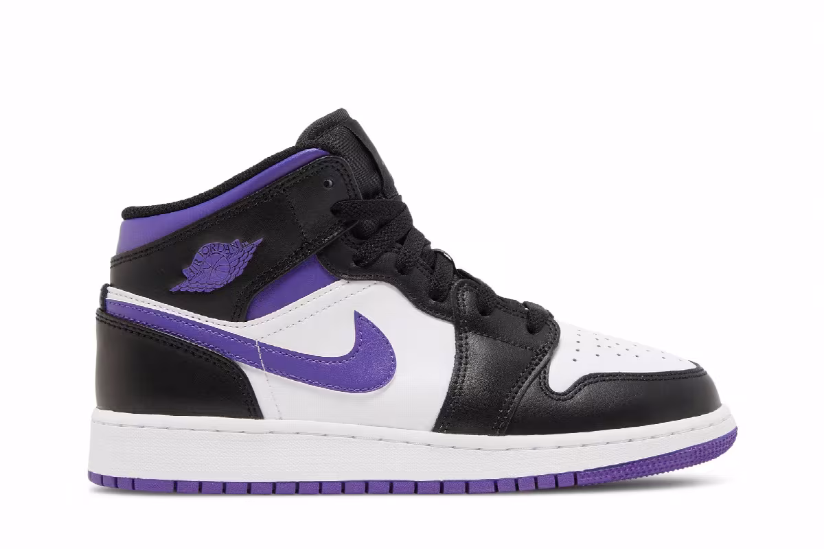 Air Jordan 1 Mid GS Dark Iris, view 2