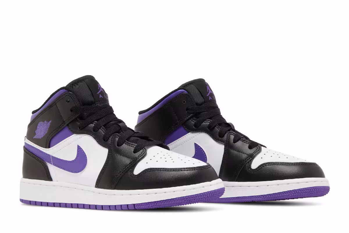Air Jordan 1 Mid GS Dark Iris, view 9