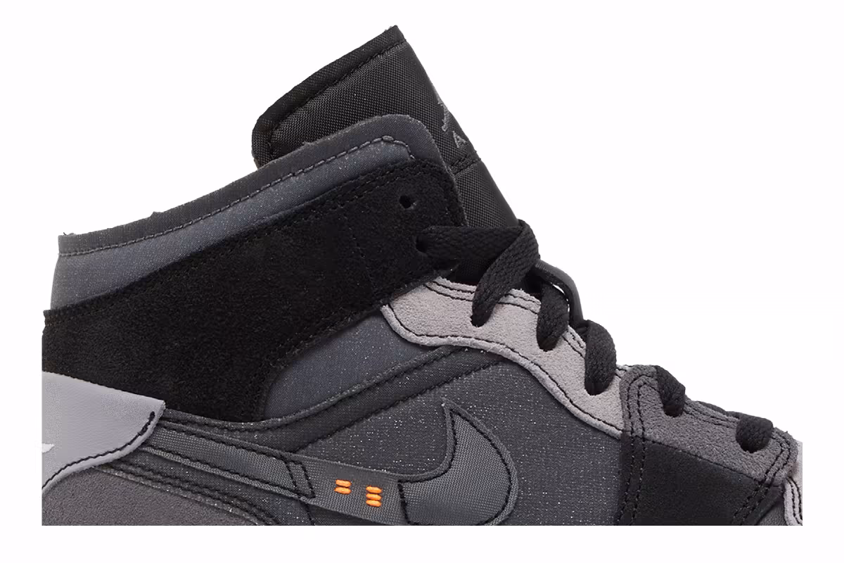 Air Jordan 1 Mid SE Craft GS Inside Out - Black, view 3