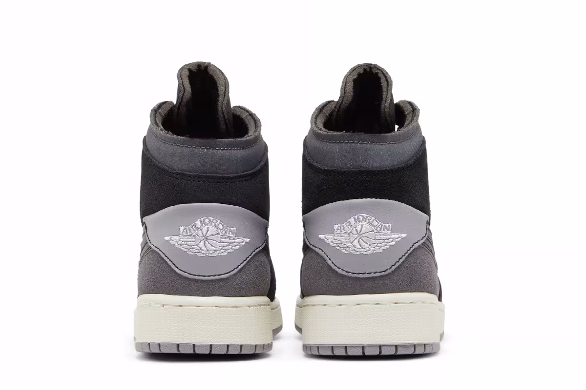 Air Jordan 1 Mid SE Craft GS Inside Out - Black, view 7