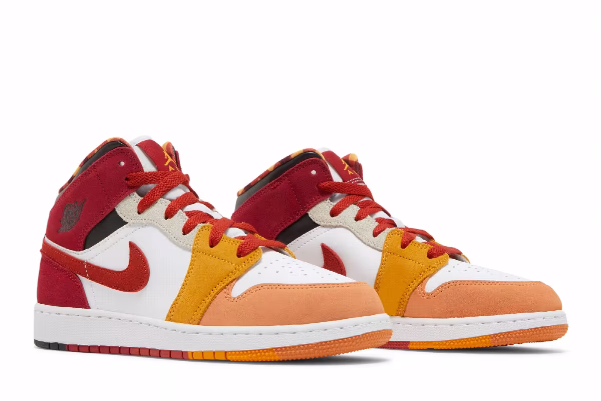 Air Jordan 1 Mid SE GS Picnic, view 9