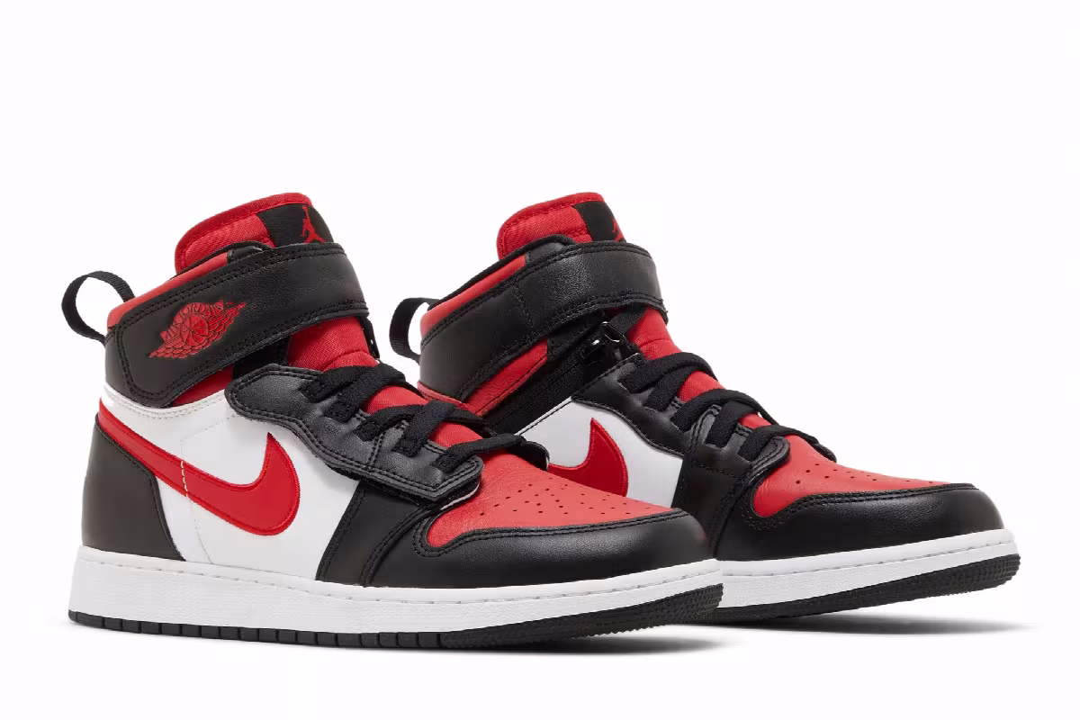 Air Jordan 1 High FlyEase GS Bred Toe, view 9