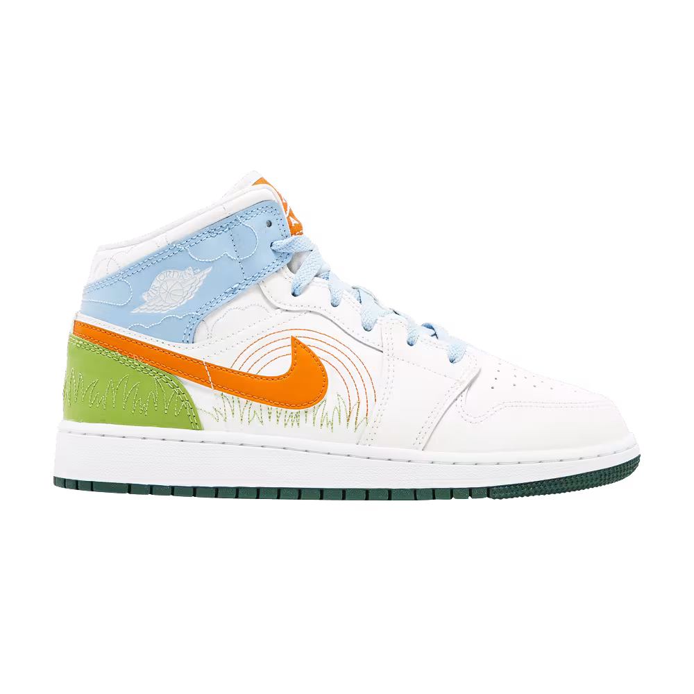 Air Jordan 1 Mid SE GS Stitch