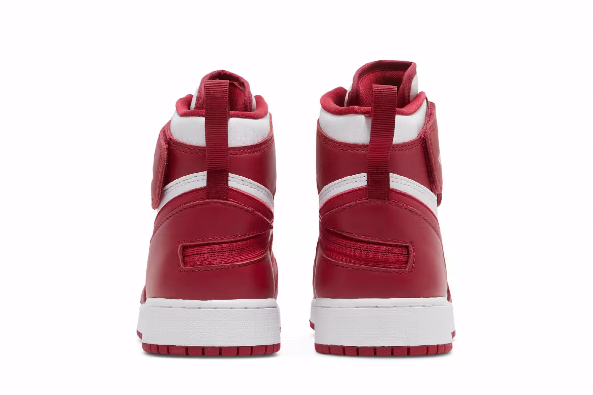 Air Jordan 1 High FlyEase GS Cardinal Red, view 7