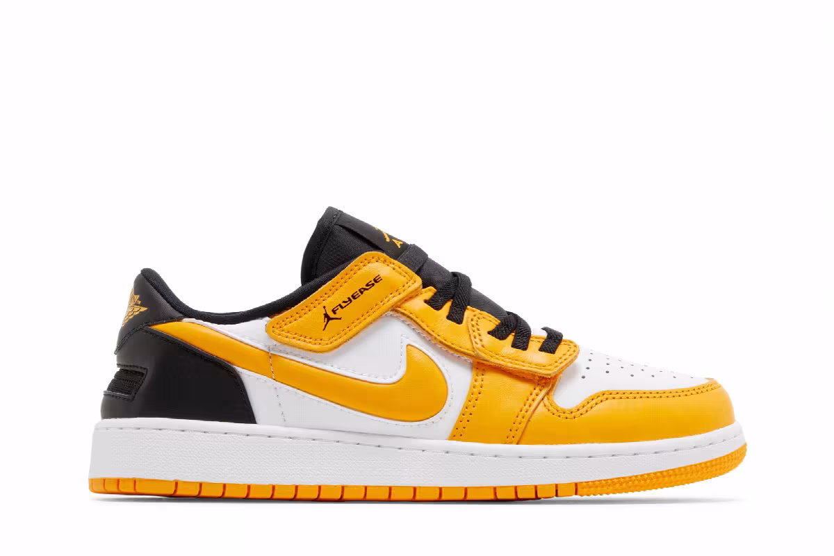 Air Jordan 1 Low Flyease GS Taxi White, view 2
