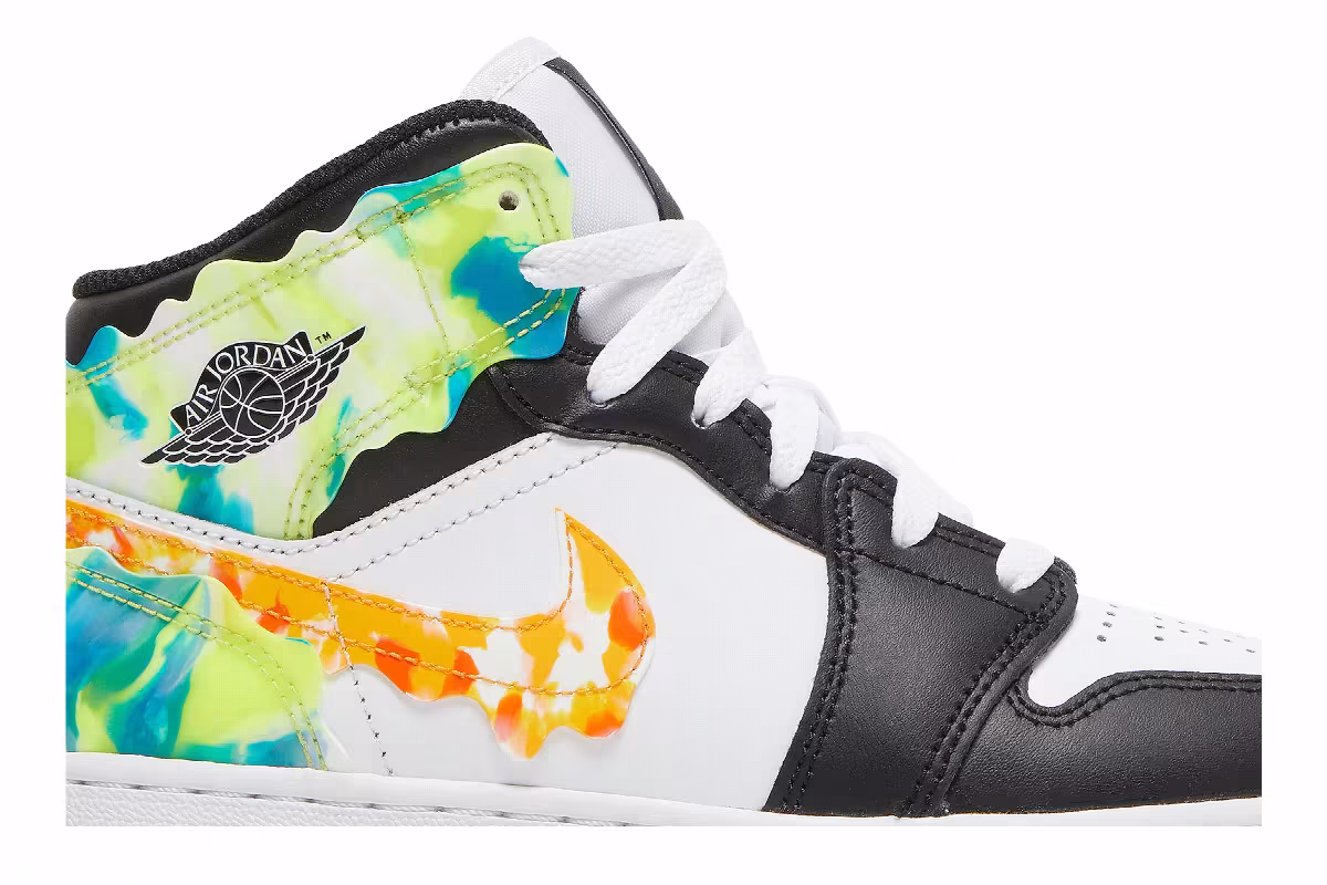 Air Jordan 1 Mid SE GS Drip, view 3
