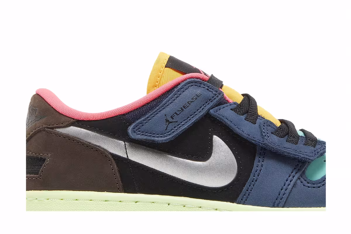 Air Jordan 1 Low FlyEase GS Tokyo Bio Hack, view 3