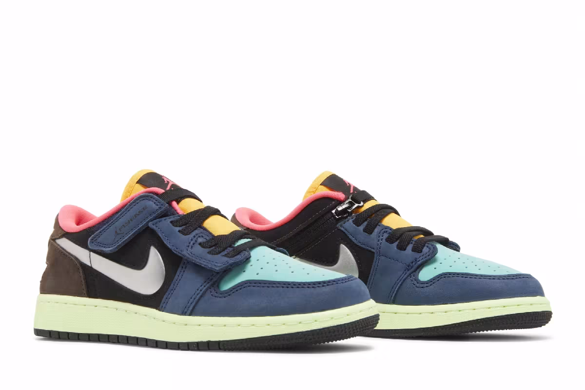 Air Jordan 1 Low FlyEase GS Tokyo Bio Hack, view 9