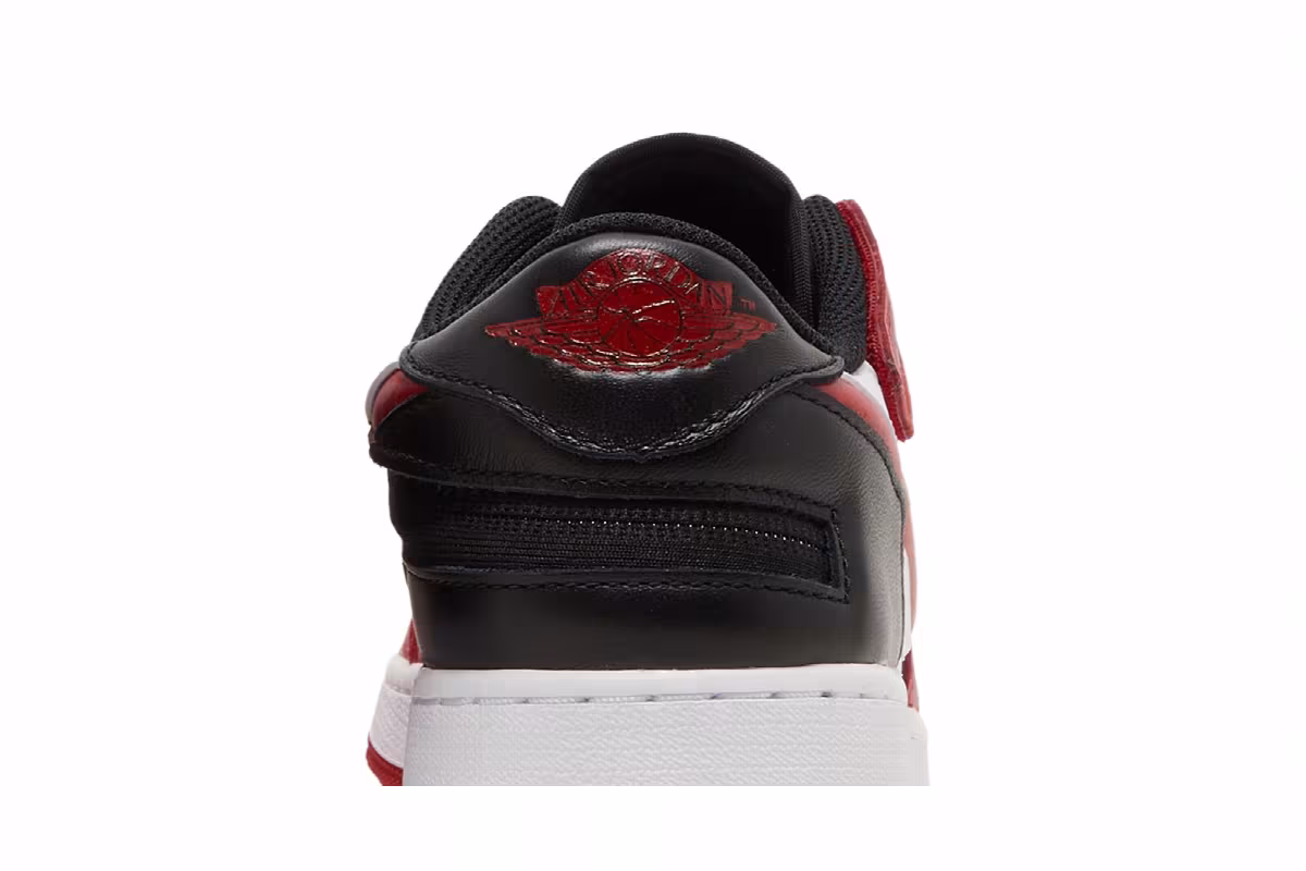 Air Jordan 1 Low FlyEase GS White Gym Red, view 8