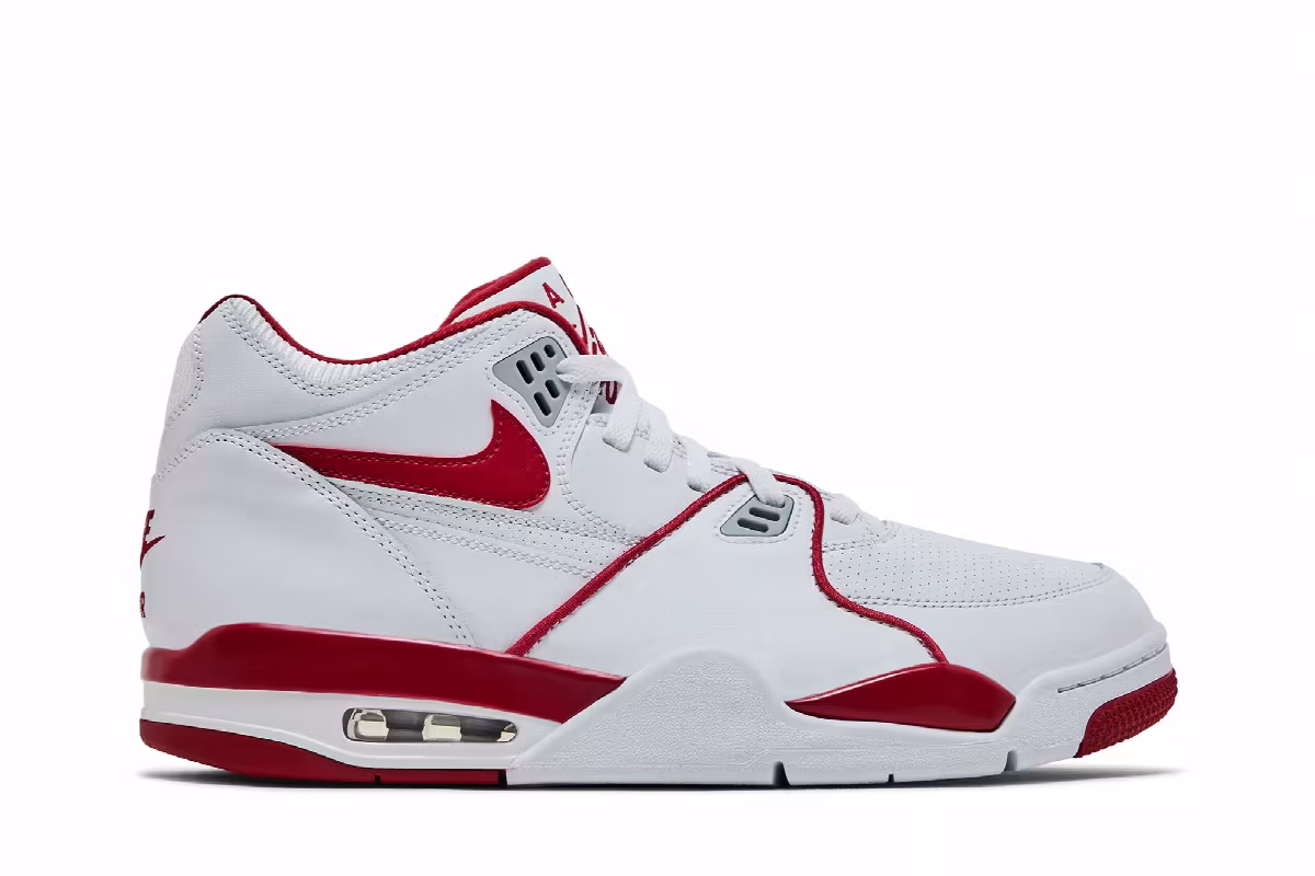 Nike Air Flight 89 OG White Varsity Red, view 2