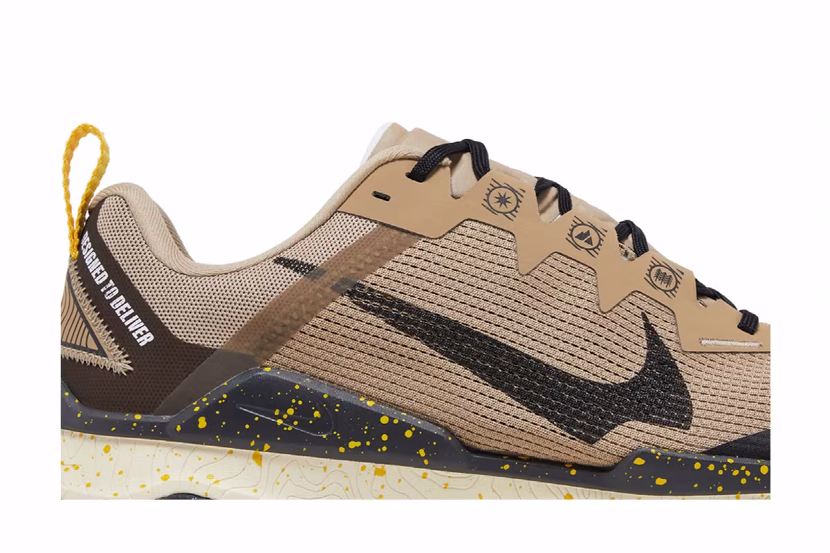Nike Wildhorse 8 Khaki Vivid Sulfur, view 3