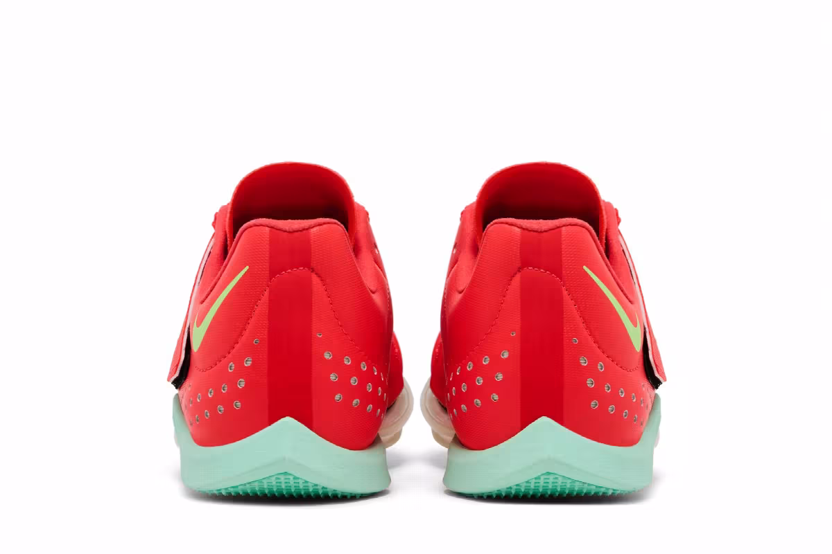 Nike Zoom Long Jump Elite Bright Crimson Lime Blast, view 7